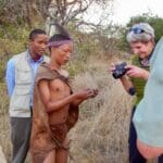 walk with bushmen botswana