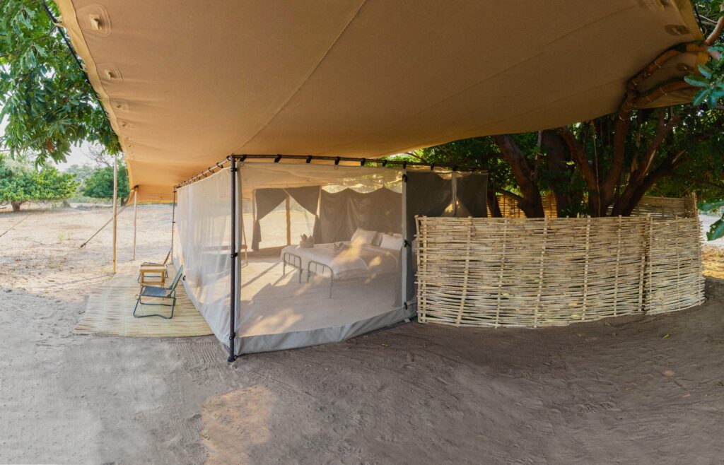 tent lower zambezi sustainable safari